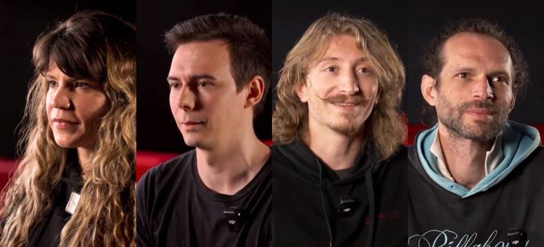 Anja BYKOVA, Thomas BOUEY, Lorenzo SACRAMONE et Julien MEDINA de Caribara Annecy Anja BYKOVA, Thomas BOUEY, Lorenzo SACRAMONE et Julien MEDINA de Caribara Annecy